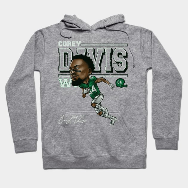 Corey Davis New York J Cartoon Hoodie by MASTER_SHAOLIN